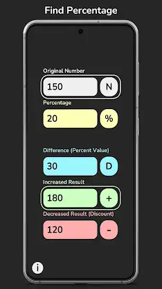 Simple Percentage Calculator screenshot 4