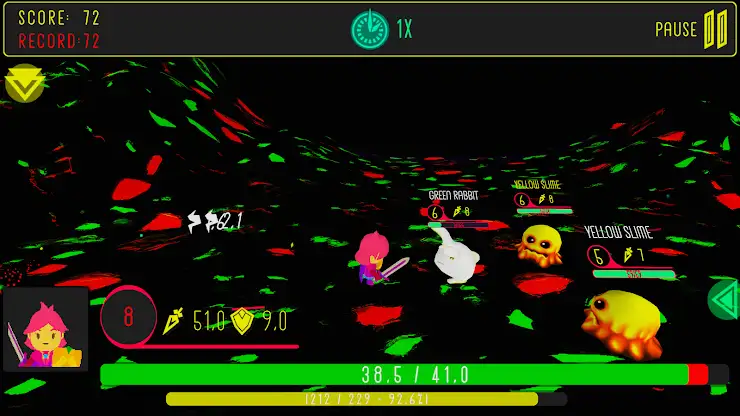 Neon Rogue: Idle Roguelike RPG screenshot 4