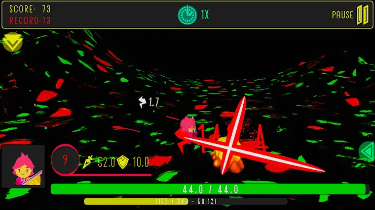 Neon Rogue: Idle Roguelike RPG screenshot 2