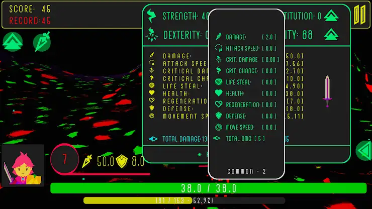 Neon Rogue: Idle Roguelike RPG screenshot 8