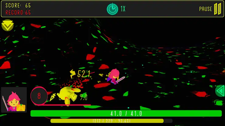 Neon Rogue: Idle Roguelike RPG screenshot 3