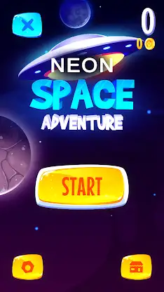 Neon Space Adventure screenshot 1