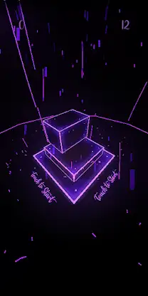 Neon Stack 3D - Stack blocks screenshot 8