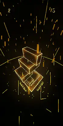 Neon Stack 3D - Stack blocks screenshot 5