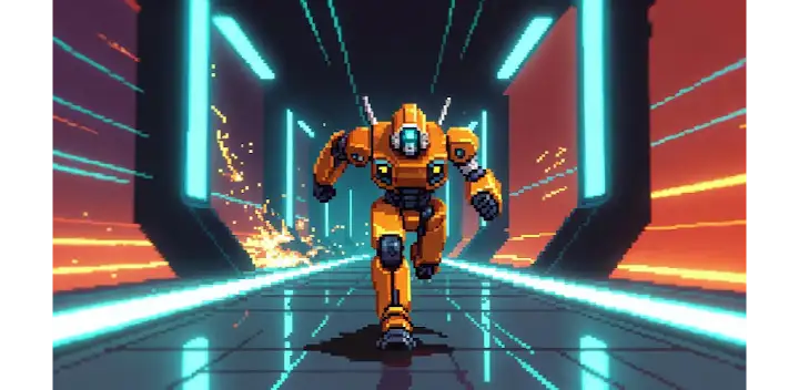 ROBO RUSH: Factory Escape — Android game banner
