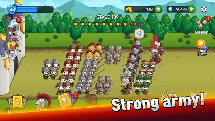 Cartoon Army Tactics screenshot 1