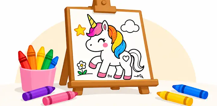 Coloring Book for Toddlers — Android game banner