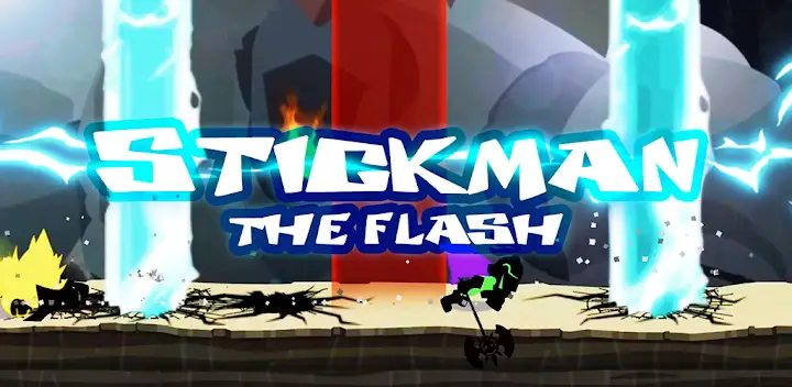 Stickman The Flash — Android game banner