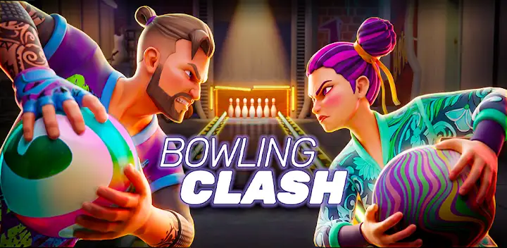 Bowling Clash: 3D Crew Game — Android game banner