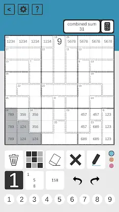 Killer Sudoku screenshot 3