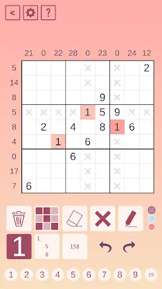 Sandwich Sudoku screenshot 2