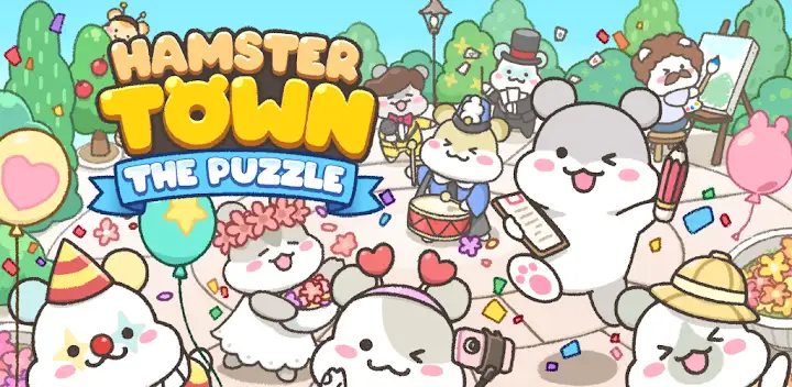 Hamster Town the Puzzle — Android game banner