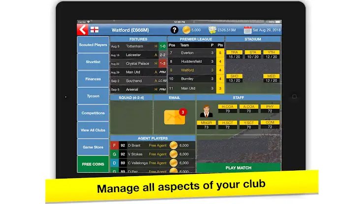 Soccer Tycoon: Football Game screenshot 1