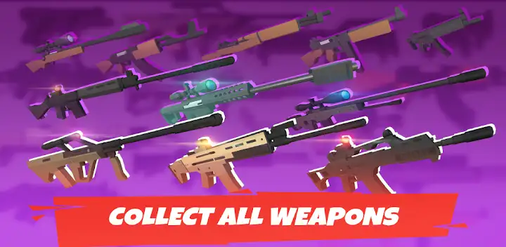 Battle Gun 3D - Pixel Shooter — Android game banner