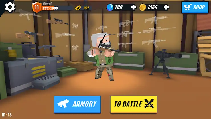 Battle Gun 3D - Pixel Shooter screenshot 8