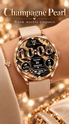 YSR026 Marble Hearts Watchface screenshot 4