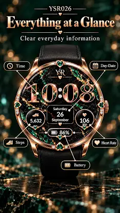 YSR026 Marble Hearts Watchface screenshot 1