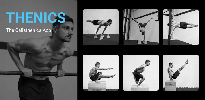 Thenics: Calisthenics Coach — Android app banner