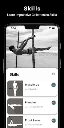 Thenics: Calisthenics Coach screenshot 1