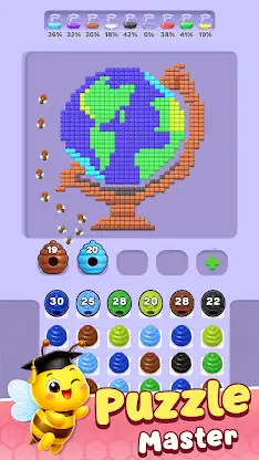 Pixel Honey: Color Cube Puzzle screenshot 2