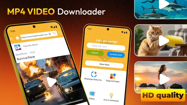 Mp4 Video Downloader & Saver screenshot 1