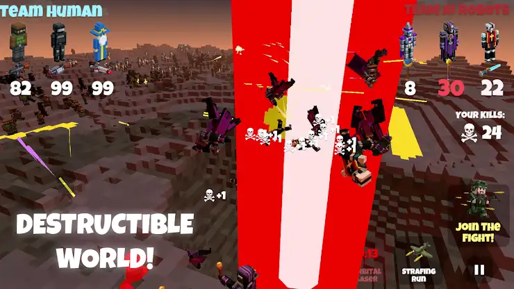 Humans vs Ai: Battle Simulator screenshot 3