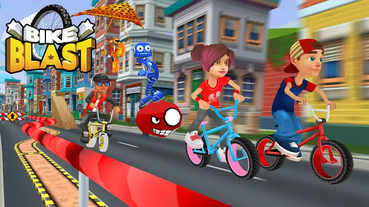 Bike Blast- Bike Race Rush screenshot 1