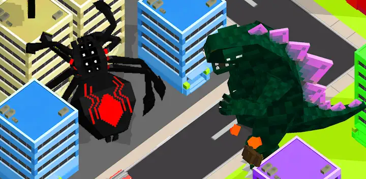 Smashy City - Monster Battles — Android game banner