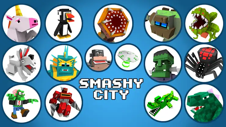 Smashy City - Monster Battles screenshot 1