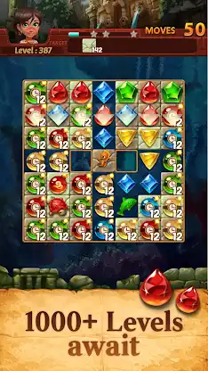 Jewels Atlantis: Puzzle game screenshot 4
