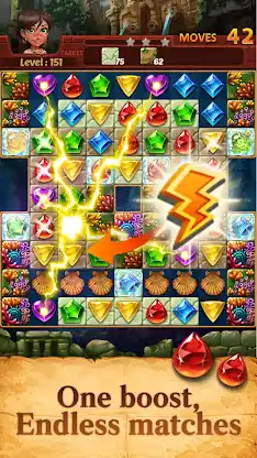 Jewels Atlantis: Puzzle game screenshot 2