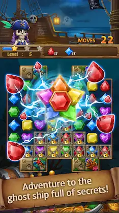 Jewels Ghost Ship: jewel games screenshot 5