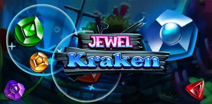 Jewel Kraken: Match 3 Blast — Android game banner