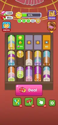 Pocket Chip! Coin Sort Puzzle screenshot 3
