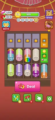 Pocket Chip! Coin Sort Puzzle screenshot 4