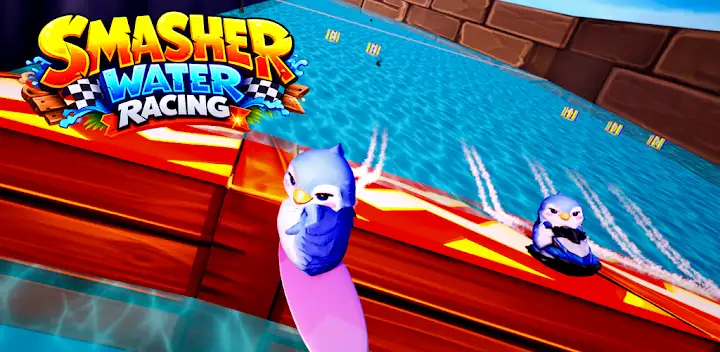 Smasher Water Racing — Android game banner