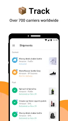 AfterShip Package Tracker screenshot 1