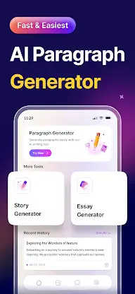 AI Paragraph: Essay & Story AI screenshot 1