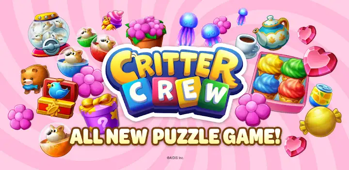 Critter Crew | Match-3 Puzzles — Android game banner