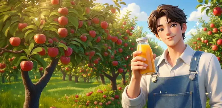Idol Farm Life : Juice Tycoon — Android game banner