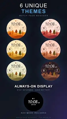 Amber Ridge Watch Face screenshot 2