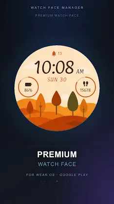 Amber Ridge Watch Face screenshot 4