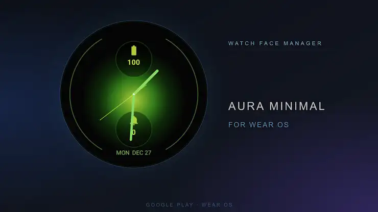 Aura Minimal Watch Face screenshot 1