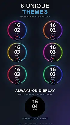 Aurora Arc Watch Face screenshot 2