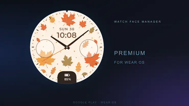 Autumn Ember Watch Face screenshot 1