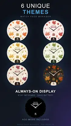 Autumn Ember Watch Face screenshot 2