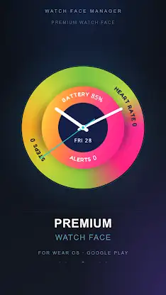 Chroma Halo Watch Face screenshot 4