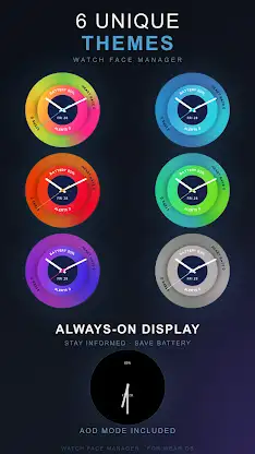 Chroma Halo Watch Face screenshot 2