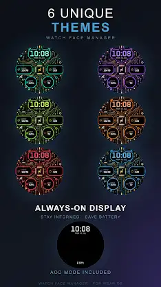 Circuit Sentinel Watch Face screenshot 2