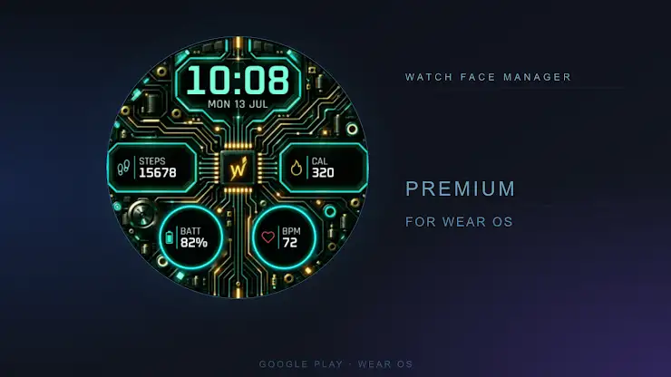 Circuit Sentinel Watch Face screenshot 1